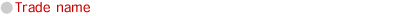 Trade name
